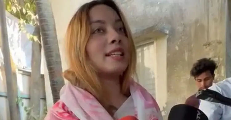 ভোট দিতে এসে যা বললেন মেঘনা আলম