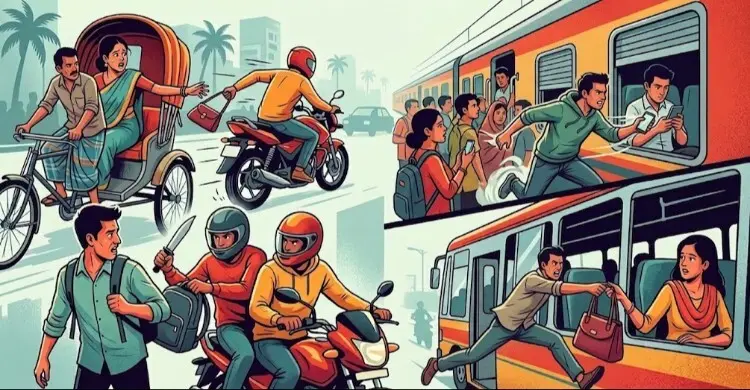 ব্যাগের টানে থেমে যাচ্ছে জীবন