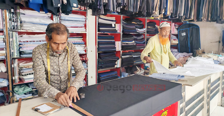 দর্জিপাড়ায় নির্ঘুম রাত কাটছে কারিগরদের