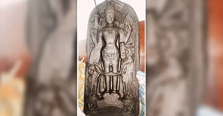 দিনাজপুরে প্রাচীন বিষ্ণুমূর্তি উদ্ধার, আটক ২