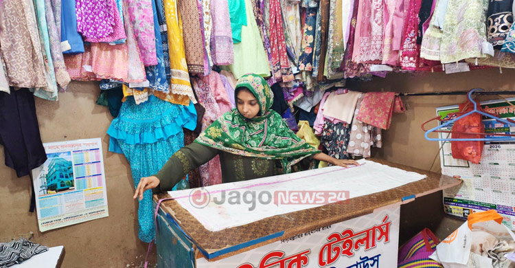 দর্জিপাড়ায় নির্ঘুম রাত কাটছে কারিগরদের