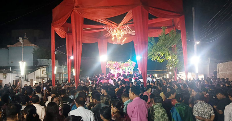 দিনাজপুরে ব্যাপক আয়োজনে রাস উৎসব পালিত