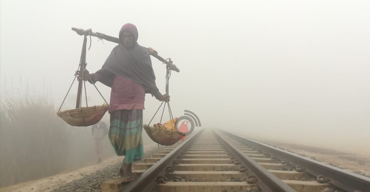 দিনাজপুরে শৈত্যপ্রবাহ শুরু, তাপমাত্রা ১০ ডিগ্রিতে