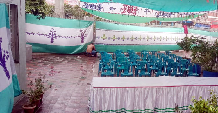 বার্ন ইনস্টিটিউটে সংবাদকর্মীদের জন্য বিশ্রাম ও পানিপানের ব্যবস্থা