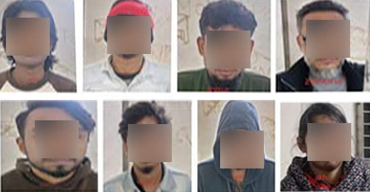 শেরেবাংলা নগর থানা পুলিশের বিশেষ অভিযান, গ্রেফতার ১০