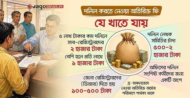 ‘অতিরিক্ত টাকা’ ছাড়া হয় না জমি রেজিস্ট্রি