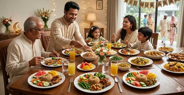 ঈদে অতিভোজ নয়, সুষম খাবারই ভালো