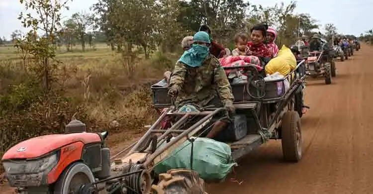 থাইল্যান্ড-কম্বোডিয়া সংঘাতে ঘরছাড়া ৫ লাখেরও বেশি মানুষ