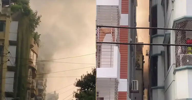 উত্তরায় ৭ তলা ভবনে আগুন, নিহত ৩