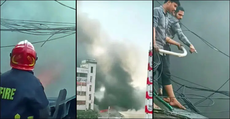 টঙ্গীর মিলগেটে তুলার গোডাউনে অগ্নিকাণ্ডের ঘটনায় ফায়ার সার্ভিসের সংবাদ সম্মেলন