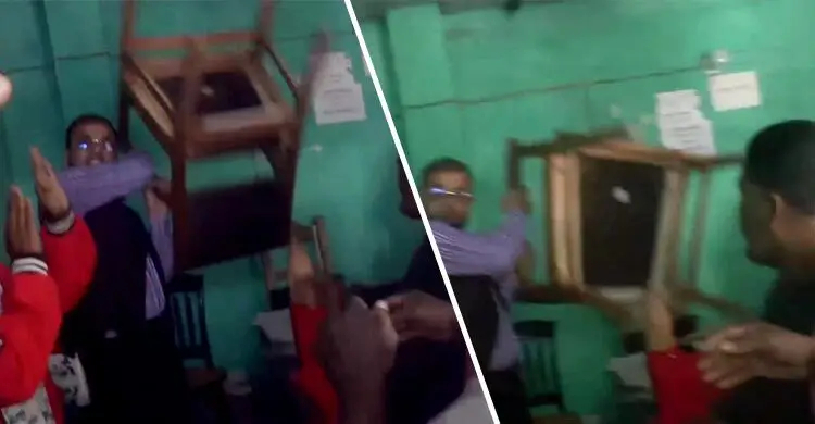 সাভারে সেটেলমেন্ট কার্যালয়ে সাংবাদিকদের হেনস্তা