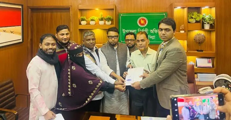 কুমিল্লা-৪ আসনে হাসনাত আবদুল্লাহর মনোনয়নপত্র সংগ্রহ