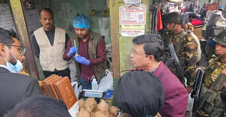 সিরাজগঞ্জে ৭৫৮ কেজি ভেজাল গুড় জব্দ