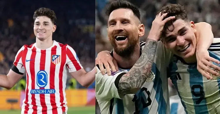 আলভারেজের জাদুকরী ফ্রি-কিকের ‘গুরু’ মেসি