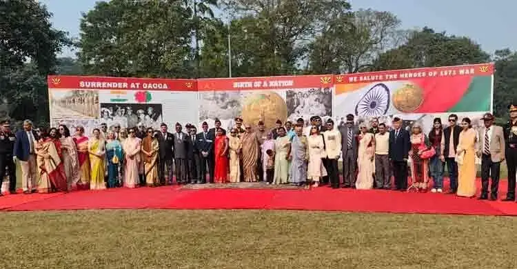 বাংলাদেশি প্রতিনিধি দলের উপস্থিতিতে কলকাতায় ৫৪তম বিজয় দিবস উদযাপিত