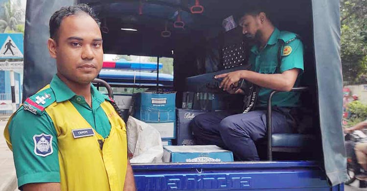 গুলশানে বিপুল পরিমাণ বিদেশি মদ জব্দ