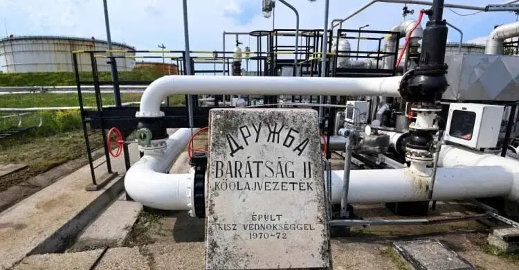 ড্রুজবা পাইপলাইন দিয়ে রাশিয়ার তেল রপ্তানি শুরু