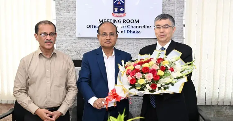 ঢাবি উপাচার্যের সঙ্গে চীনের ইউনান ইউনিভার্সিটির প্রেসিডেন্টের সাক্ষাৎ