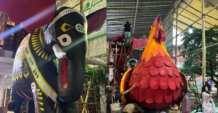 রঙে রঙে সাজছে চারুকলা, অপেক্ষা নববর্ষের