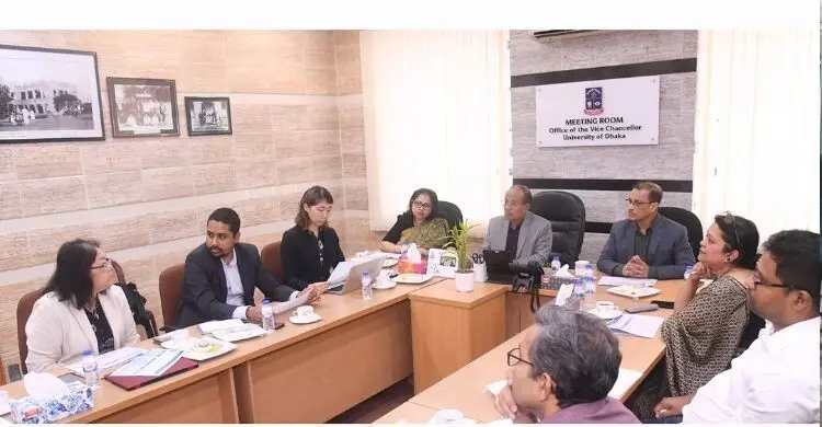 ঢাবি উপাচার্যের সঙ্গে জাইকা প্রতিনিধিদলের সাক্ষাৎ