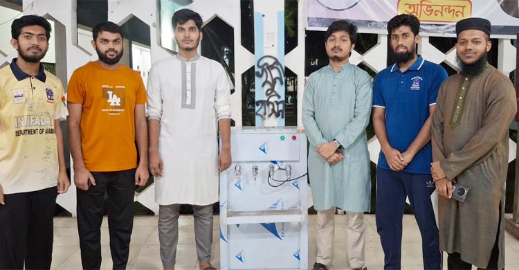 ঢাবিতে শিবিরের উদ্যোগে ঠান্ডা পানির মেশিন স্থাপন