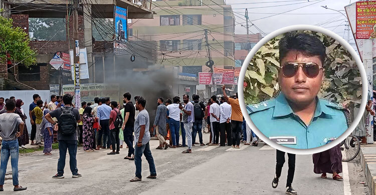 ‌এসআই সুকান্ত দাশকে গ্রেফতারে ২৪ ঘণ্টার আলটিমেটাম, কেএমপিতে তালা