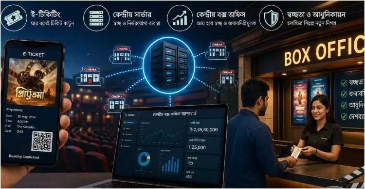 সিনেমায় ই-টিকিটিং ও বক্স অফিস চালু করতে যাচ্ছে সরকার