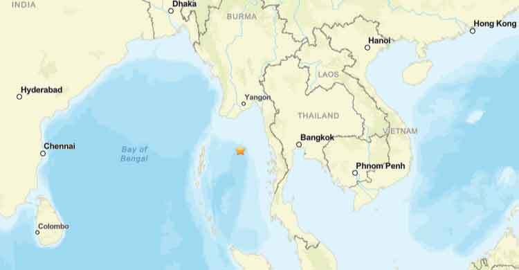 এবার ভূমিকম্পে কাঁপলো মিয়ানমার-থাইল্যান্ড-ইন্দোনেশিয়া