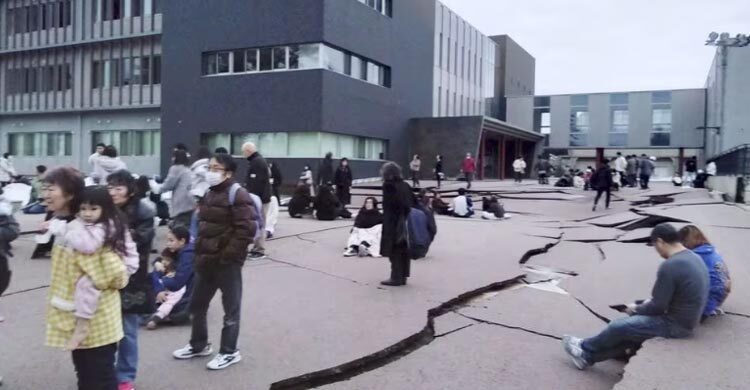 Earthquake slams Japan, residents flee some coastal areas