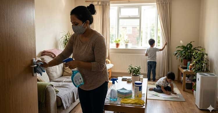 সংক্রমণের সময় ঘর জীবাণুমুক্ত রাখার সহজ উপায়