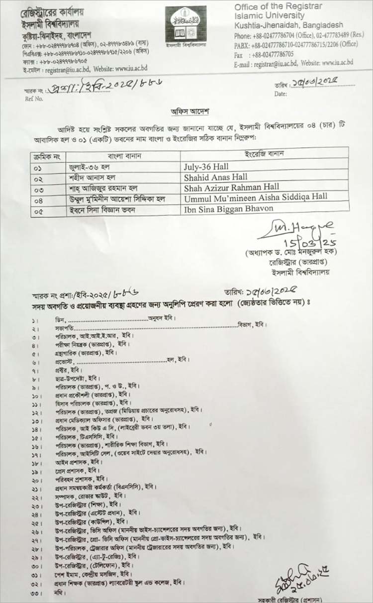স্থাপনায় এখনো শেখ পরিবারের নাম, বসানো হয়নি নতুন ফলক
