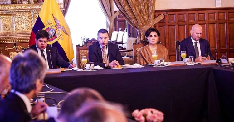 Ecuador president says country is at war with drug gangs