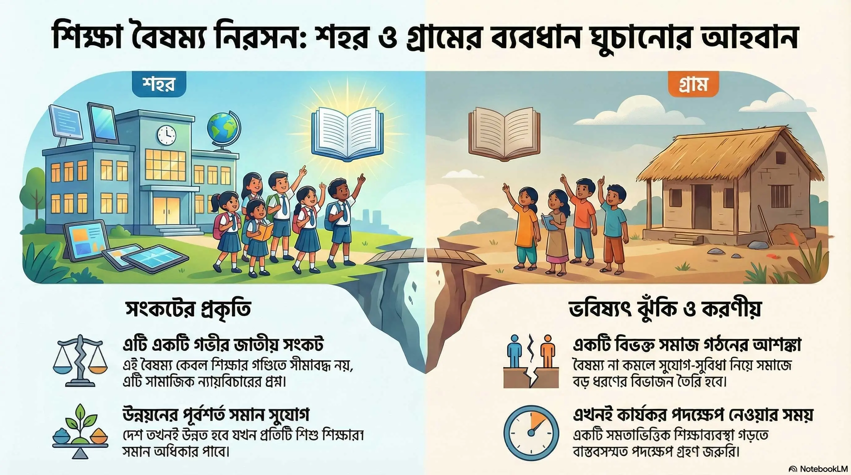 শিক্ষা ব্যবস্থায় বৈষম্য: শহর ও গ্রামের ব্যবধান কেন বাড়ছে?