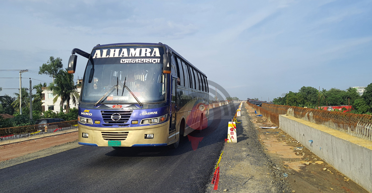 সিরাজগঞ্জ মহাসড়কে স্বস্তির ঈদযাত্রা