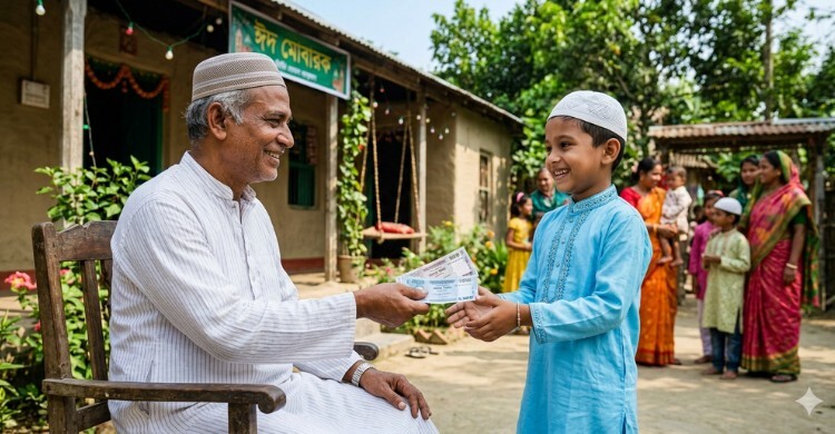 একগুচ্ছ অনুগল্প: ঈদের সালামি