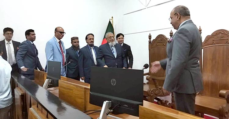 আন্তর্জাতিক অপরাধ ট্রাইব্যুনাল-২ এর এজলাস কক্ষ উদ্বোধন