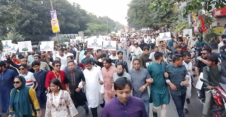 মিরপুরে এনসিপির আনন্দ মিছিল