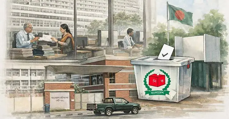 তফসিলের পর যেভাবে চলছে প্রশাসন