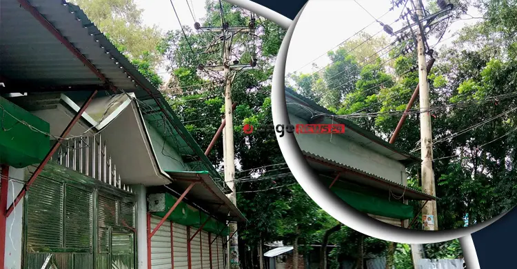 মাথার ওপর ‘মৃত্যু ফাঁদ’, ঝুঁকিতে কয়েকশ পরিবার