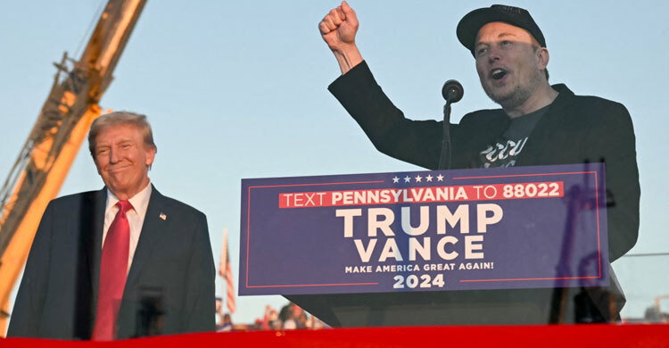 Musk promises to award $1m every day to voters as he steps up campaigning for Trump