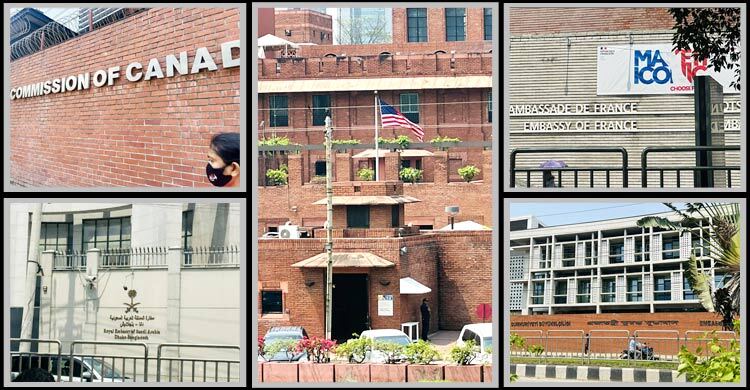 জোরালো দ্বিপাক্ষিক সম্পর্কে বাংলাদেশে বাড়ছে বিদেশি দূতাবাস