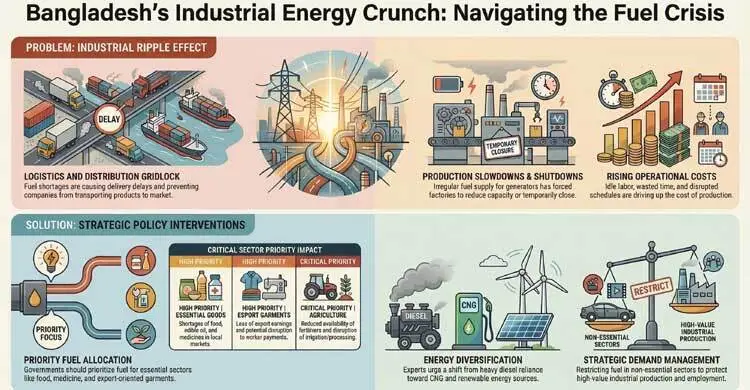 Energy crunch threatens production as industries seek fuel priority
