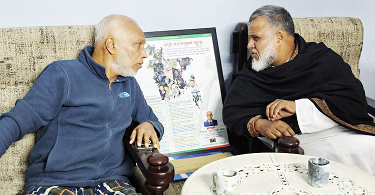 এরশাদ উল্লাহ’র স্বাস্থ্যের খোঁজ নিলেন জামায়াতের ডা. নাছের