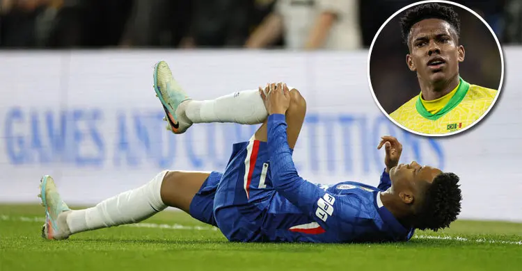 হঠাৎ ইনজুরিতে এস্তেভাও, ব্রাজিলের বিশ্বকাপ স্বপ্নে বড় ধাক্কা