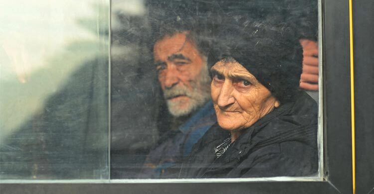 Ethnic Armenians flee Karabakh after breakaway region’s defeat