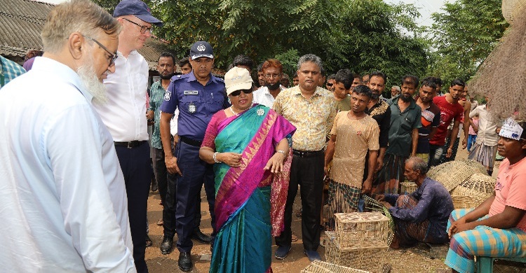 পিকেএসএফের প্রকল্প পরিদর্শন করলেন ইইউ রাষ্ট্রদূত