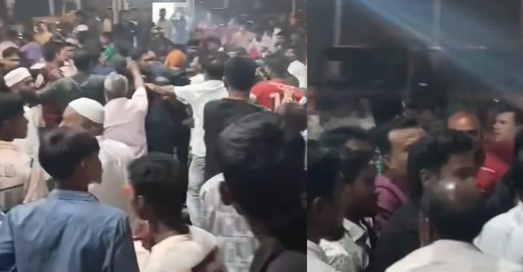 বোতলে পেট্রোল নেয়াকে কেন্দ্র করে নীলফামারীতে গ্রাহকদের মধ্যে মারামারি