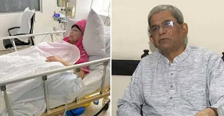 গভীর রাতে এভারকেয়ার হাসপাতালে ফখরুল