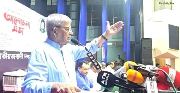 দেশের স্বার্থ নষ্ট হয় এমন কোনো চুক্তি করবে না সরকার: মির্জা ফখরুল