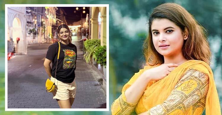 হাফপ্যান্ট পরায় কটাক্ষের শিকার শবনম ফারিয়া